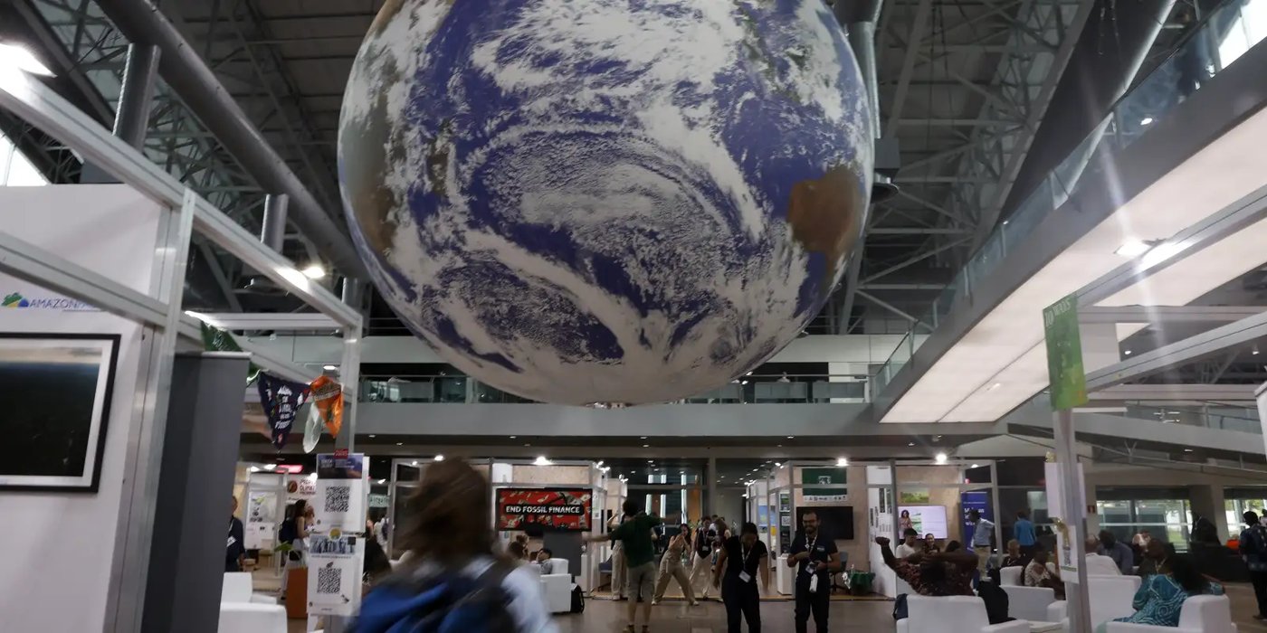 Registro da COP30, realizada em Belém em novembro de 2025.