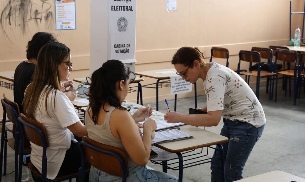 Fotografia da reportagem: Votação em SP registra índice de abstenção de 22,5% no primeiro turno