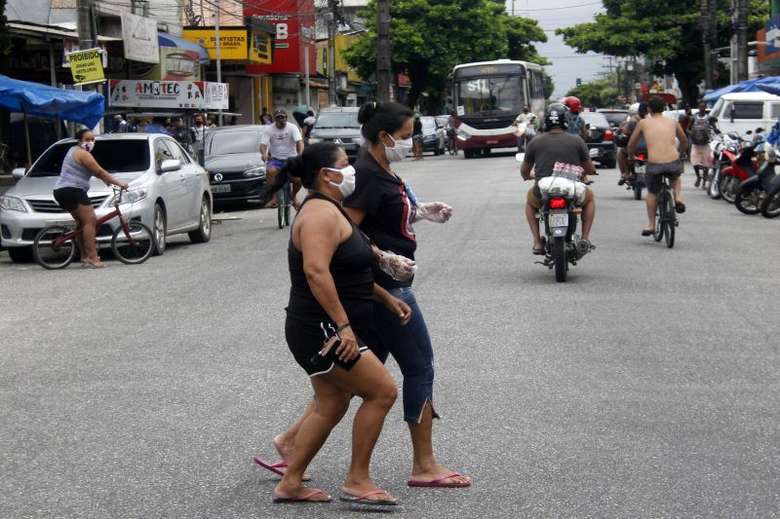 No primeiro dia com multas, Pará lidera ranking nacional de isolamento