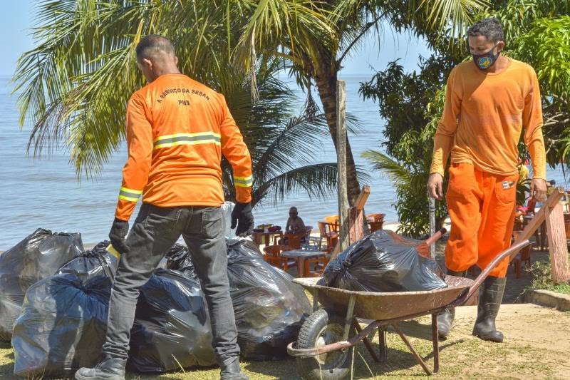 Prefeitura dá início à coleta seletiva em Cotijuba com o apoio de associação de catadores