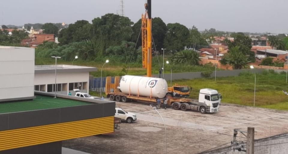 Tanque de oxigênio do Hospital Regional de Castanhal é retirado e causa pânico na região nordeste