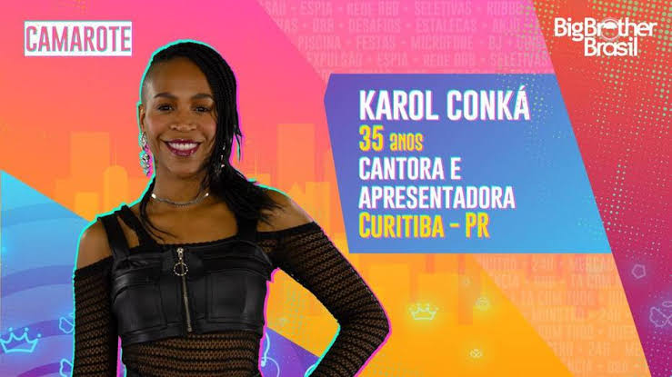 Karol Conká é a nova líder do BBB21