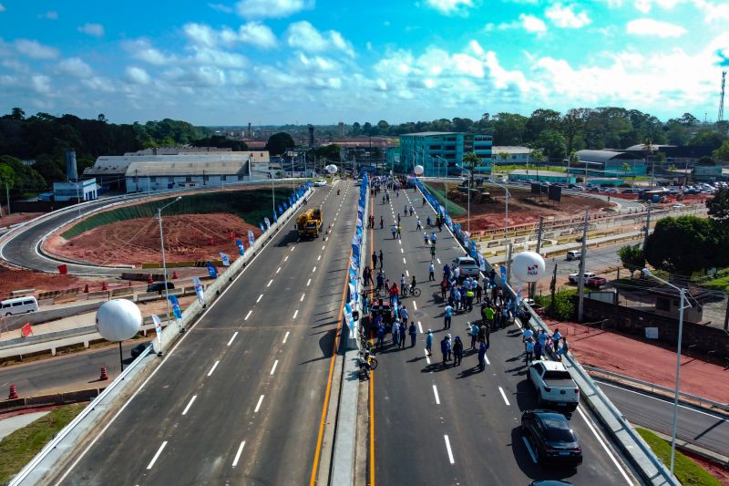 Avenida e viaduto novos são entregues à população da Região Metropolitana de Belém